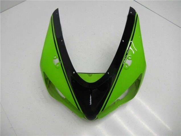 Injeção Kit Carenagem Kawasaki ZX6R 2005-2006 - Verde Preto Injeção Kit Carenagem Kawasaki ZX6R 2005-2006 - Verde Preto
