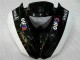 Injeção Kit Carenagem Kawasaki ZX6R 2009-2012 - Preto Branco 3M Touch4 Injeção Kit Carenagem Kawasaki ZX6R 2009-2012 - Preto Branco 3M Touch4