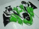 Injeção Kit Carenagem Kawasaki ZX6R 2009-2012 - Preto Verde