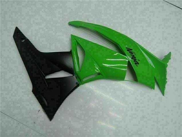 Injeção Kit Carenagem Kawasaki ZX6R 2009-2012 - Preto Verde