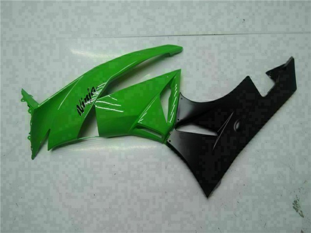 Injeção Kit Carenagem Kawasaki ZX6R 2009-2012 - Preto Verde