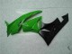 Injeção Kit Carenagem Kawasaki ZX6R 2009-2012 - Preto Verde