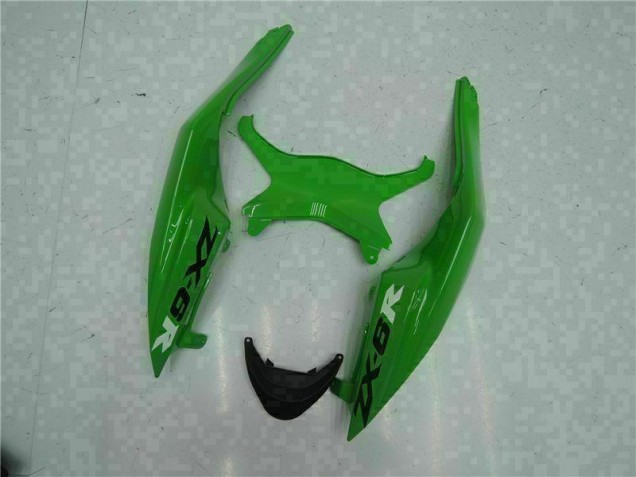 Injeção Kit Carenagem Kawasaki ZX6R 2009-2012 - Preto Verde