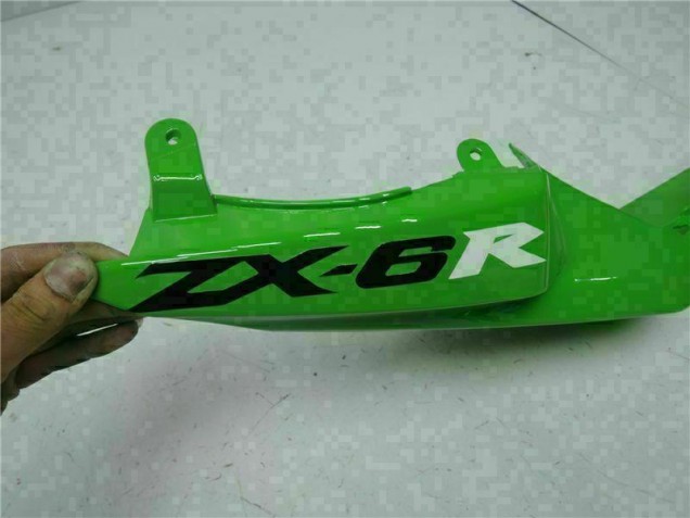 Injeção Kit Carenagem Kawasaki ZX6R 2009-2012 - Preto Verde