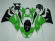 Injeção Kit Carenagem Kawasaki ZX6R 2009-2012 - Preto Verde