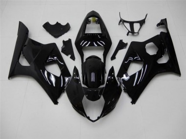 Injeção Kit Carenagem Suzuki GSXR 1000 K3 2003-2004 - Preto Brilhante