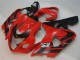 Injeção Kit Carenagem Suzuki GSXR 600 / 750 K4 2004-2005 - Vermelho Preto
