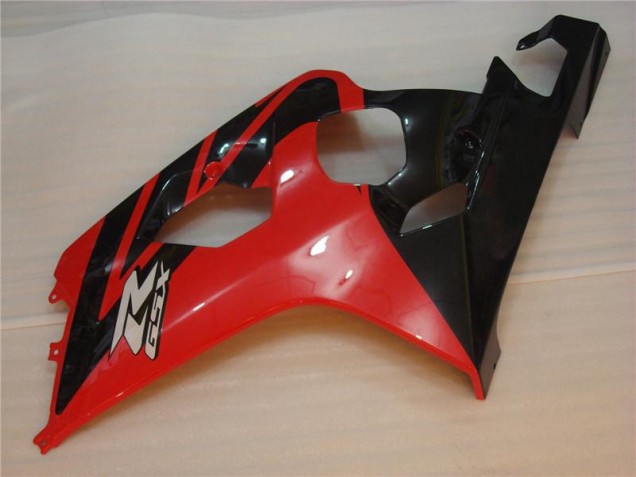 Injeção Kit Carenagem Suzuki GSXR 600 / 750 K4 2004-2005 - Vermelho Preto