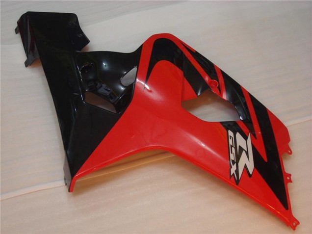Injeção Kit Carenagem Suzuki GSXR 600 / 750 K4 2004-2005 - Vermelho Preto