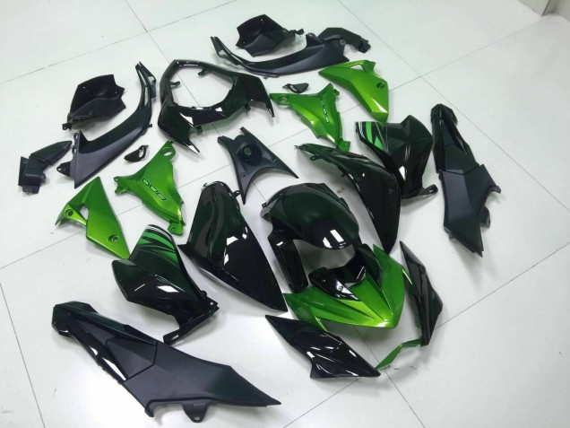 Injeção Kit Carenagem Yamaha R1 2000-2001 - Verde Preto Injeção Kit Carenagem Yamaha R1 2000-2001 - Verde Preto