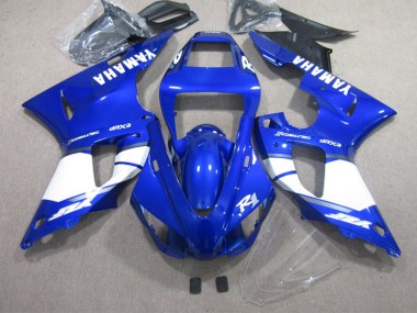 Injeção Kit Carenagem Yamaha R1 2002-2003 - Azul Branco