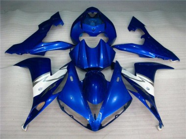Injeção Kit Carenagem Yamaha R1 2004-2006 - Azul Branco