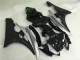 Injeção Kit Carenagem Yamaha R6 2006-2007 - Prata Preto Injeção Kit Carenagem Yamaha R6 2006-2007 - Prata Preto