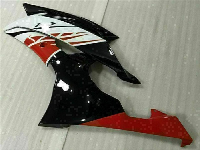 Injeção Kit Carenagem Yamaha R6 2008-2016 - Branco Preto Injeção Kit Carenagem Yamaha R6 2008-2016 - Branco Preto