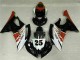 Injeção Kit Carenagem Yamaha R6 2008-2016 - Branco Preto Injeção Kit Carenagem Yamaha R6 2008-2016 - Branco Preto