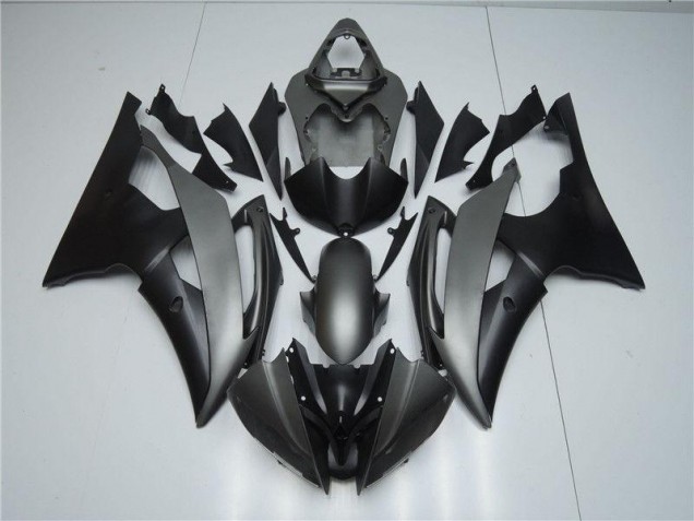 Injeção Kit Carenagem Yamaha R6 2008-2016 - Cinzento Preto Injeção Kit Carenagem Yamaha R6 2008-2016 - Cinzento Preto