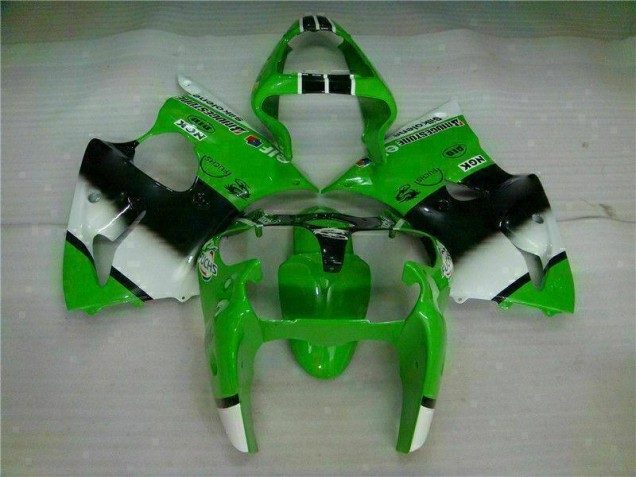 Injeção Kits Carenagem Kawasaki ZX6R 2000-2002 - Verde Preto Injeção Kits Carenagem Kawasaki ZX6R 2000-2002 - Verde Preto