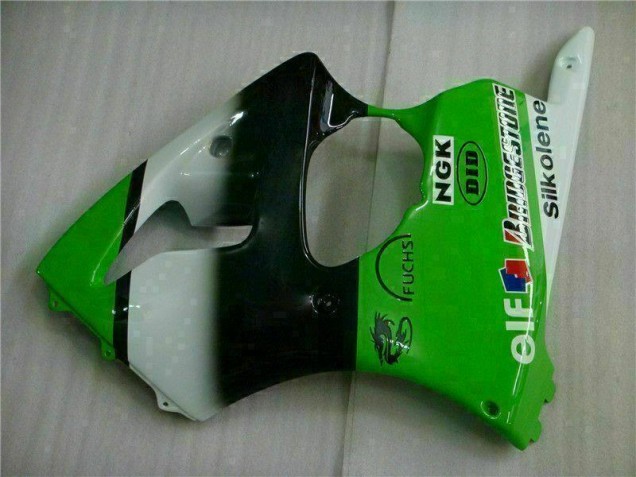 Injeção Kits Carenagem Kawasaki ZX6R 2000-2002 - Verde Preto Injeção Kits Carenagem Kawasaki ZX6R 2000-2002 - Verde Preto