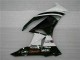 Injeção Kits Carenagem Kawasaki ZX6R 2009-2012 - Preto Branco 3M Touch4