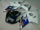 Injeção Kits Carenagem Suzuki GSXR 600 / 750 K4 2004-2005 - Branco Preto