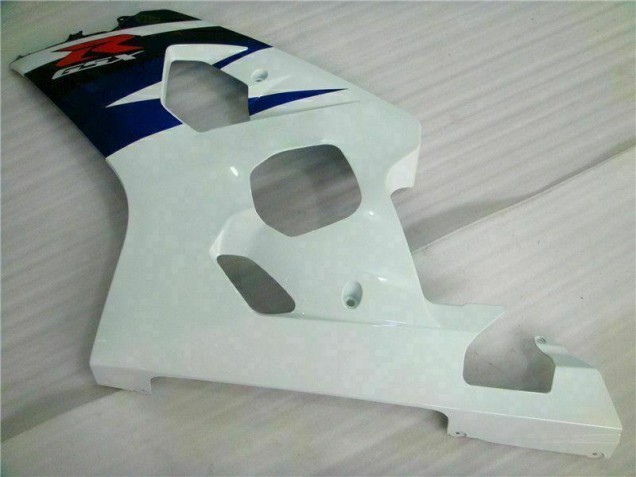 Injeção Kits Carenagem Suzuki GSXR 600 / 750 K4 2004-2005 - Branco Preto