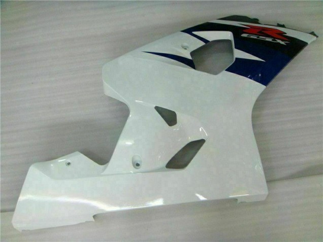 Injeção Kits Carenagem Suzuki GSXR 600 / 750 K4 2004-2005 - Branco Preto