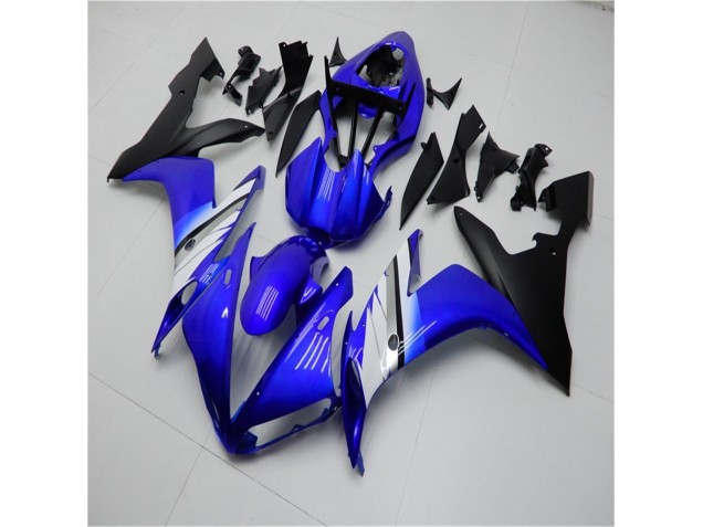 Injeção Kits Carenagem Yamaha R1 2004-2006 - Azul Branco Preto Injeção Kits Carenagem Yamaha R1 2004-2006 - Azul Branco Preto