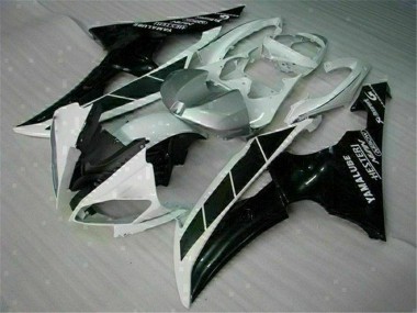 Injeção Kits Carenagem Yamaha R6 2008-2016 - Branco Preto
