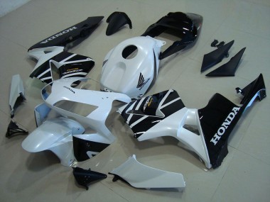 Kit Carenagem Honda CBR 600RR 2005-2006 - Branco Preto