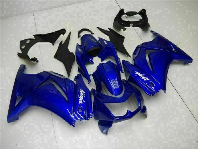 Kit Carenagem Kawasaki EX250 2008-2012 - Azul Preto Branco Ninja Kit Carenagem Kawasaki EX250 2008-2012 - Azul Preto Branco Ninja