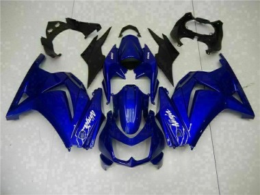 Kit Carenagem Kawasaki EX250 2008-2012 - Azul Preto Branco Ninja