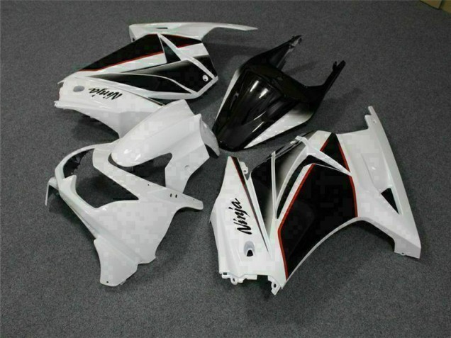Kit Carenagem Kawasaki EX250 2008-2012 - Branco Preto Ninja Kit Carenagem Kawasaki EX250 2008-2012 - Branco Preto Ninja