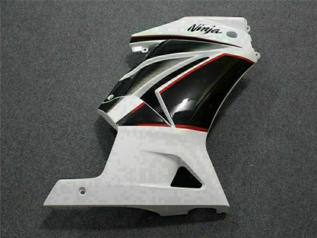 Kit Carenagem Kawasaki EX250 2008-2012 - Branco Preto Ninja Kit Carenagem Kawasaki EX250 2008-2012 - Branco Preto Ninja