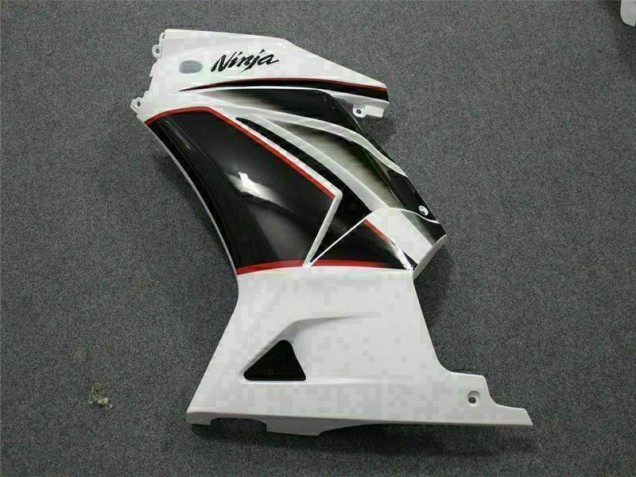 Kit Carenagem Kawasaki EX250 2008-2012 - Branco Preto Ninja Kit Carenagem Kawasaki EX250 2008-2012 - Branco Preto Ninja