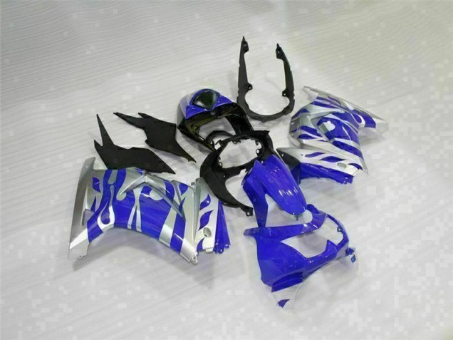 Kit Carenagem Kawasaki EX250 2008-2012 - Preto Azul Kit Carenagem Kawasaki EX250 2008-2012 - Preto Azul