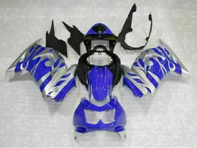 Kit Carenagem Kawasaki EX250 2008-2012 - Preto Azul Kit Carenagem Kawasaki EX250 2008-2012 - Preto Azul