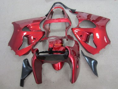 Kit Carenagem Kawasaki ZX6R 2000-2002 - Vermelho
