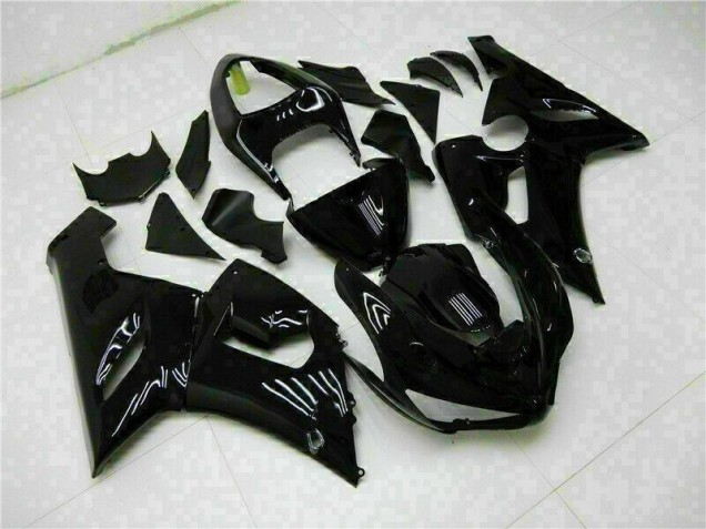 Kit Carenagem Kawasaki ZX6R 2005-2006 - Preto Brilhante Kit Carenagem Kawasaki ZX6R 2005-2006 - Preto Brilhante