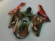 Kit Carenagem Kawasaki ZX6R 2007-2008 - Preto Vermelho Chama Kit Carenagem Kawasaki ZX6R 2007-2008 - Preto Vermelho Chama
