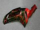 Kit Carenagem Kawasaki ZX6R 2007-2008 - Preto Vermelho Chama Kit Carenagem Kawasaki ZX6R 2007-2008 - Preto Vermelho Chama