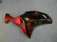 Kit Carenagem Kawasaki ZX6R 2007-2008 - Preto Vermelho Chama Kit Carenagem Kawasaki ZX6R 2007-2008 - Preto Vermelho Chama