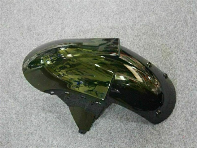 Kit Carenagem Kawasaki ZX6R 2007-2008 - Preto Vermelho Chama Kit Carenagem Kawasaki ZX6R 2007-2008 - Preto Vermelho Chama