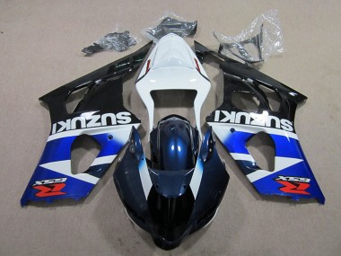 Kit Carenagem Suzuki GSXR 1000 K3 2003-2004 - Azul Branco Decalque