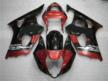 Kit Carenagem Suzuki GSXR 1000 K3 2003-2004 - Vermelho Preto