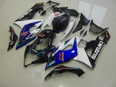Kit Carenagem Suzuki GSXR 1000 K5 2005-2006 - Azul Branco