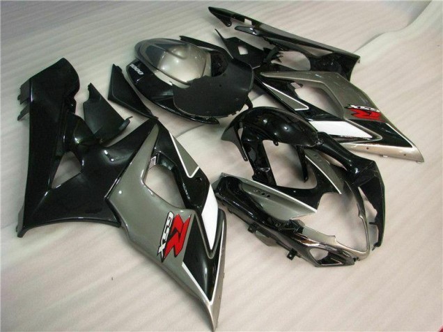 Kit Carenagem Suzuki GSXR 1000 K5 2005-2006 - Cinzento Preto Kit Carenagem Suzuki GSXR 1000 K5 2005-2006 - Cinzento Preto