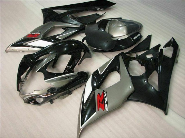 Kit Carenagem Suzuki GSXR 1000 K5 2005-2006 - Cinzento Preto Kit Carenagem Suzuki GSXR 1000 K5 2005-2006 - Cinzento Preto
