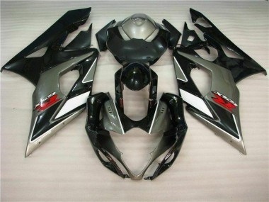 Kit Carenagem Suzuki GSXR 1000 K5 2005-2006 - Cinzento Preto