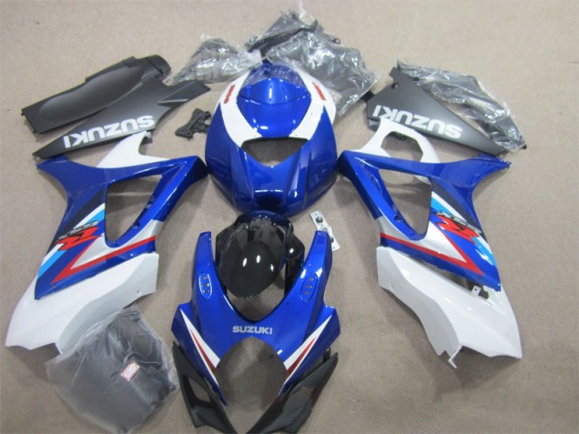 Kit Carenagem Suzuki GSXR 1000 K7 2007-2008 - Azul Branco Kit Carenagem Suzuki GSXR 1000 K7 2007-2008 - Azul Branco