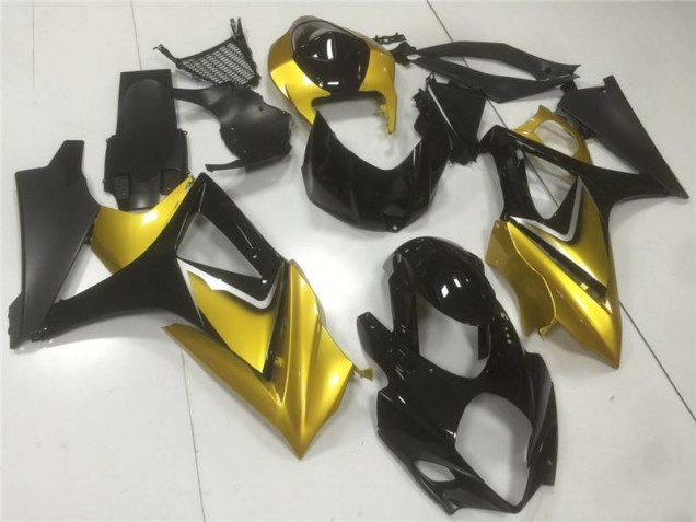 Kit Carenagem Suzuki GSXR 1000 K7 2007-2008 - Ouro Preto Kit Carenagem Suzuki GSXR 1000 K7 2007-2008 - Ouro Preto